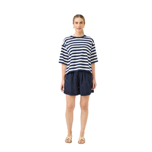 Load image into Gallery viewer, Studio Stripe Tee Indigo