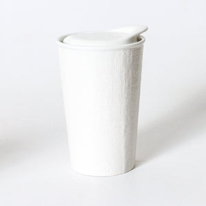 Ceramic Keep Cup White Linen