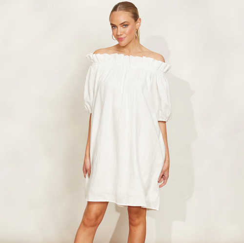 Halcyon Ruched Dress Opal