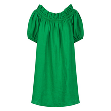 Load image into Gallery viewer, Halcyon Ruched Dress Emerald