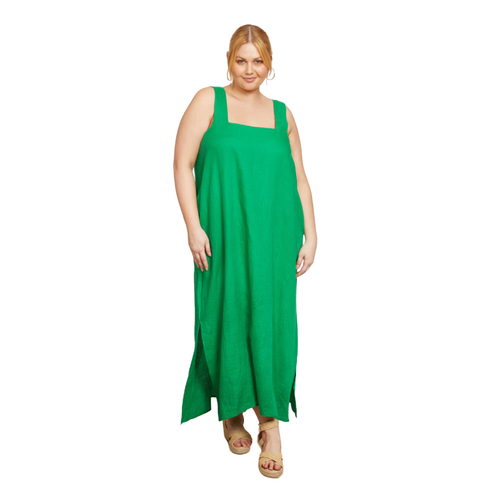 Halcyon Tank Dress Emerald