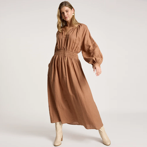clay maxi dress Bajau Maxi Dress Clay – White Grove House