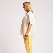 Load image into Gallery viewer, Cove Relaxed Top White