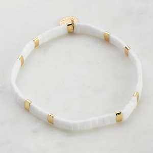 White Tile Bracelet