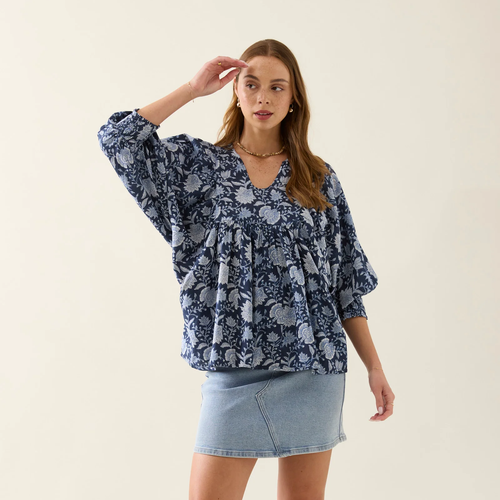 Wilma Top Navy