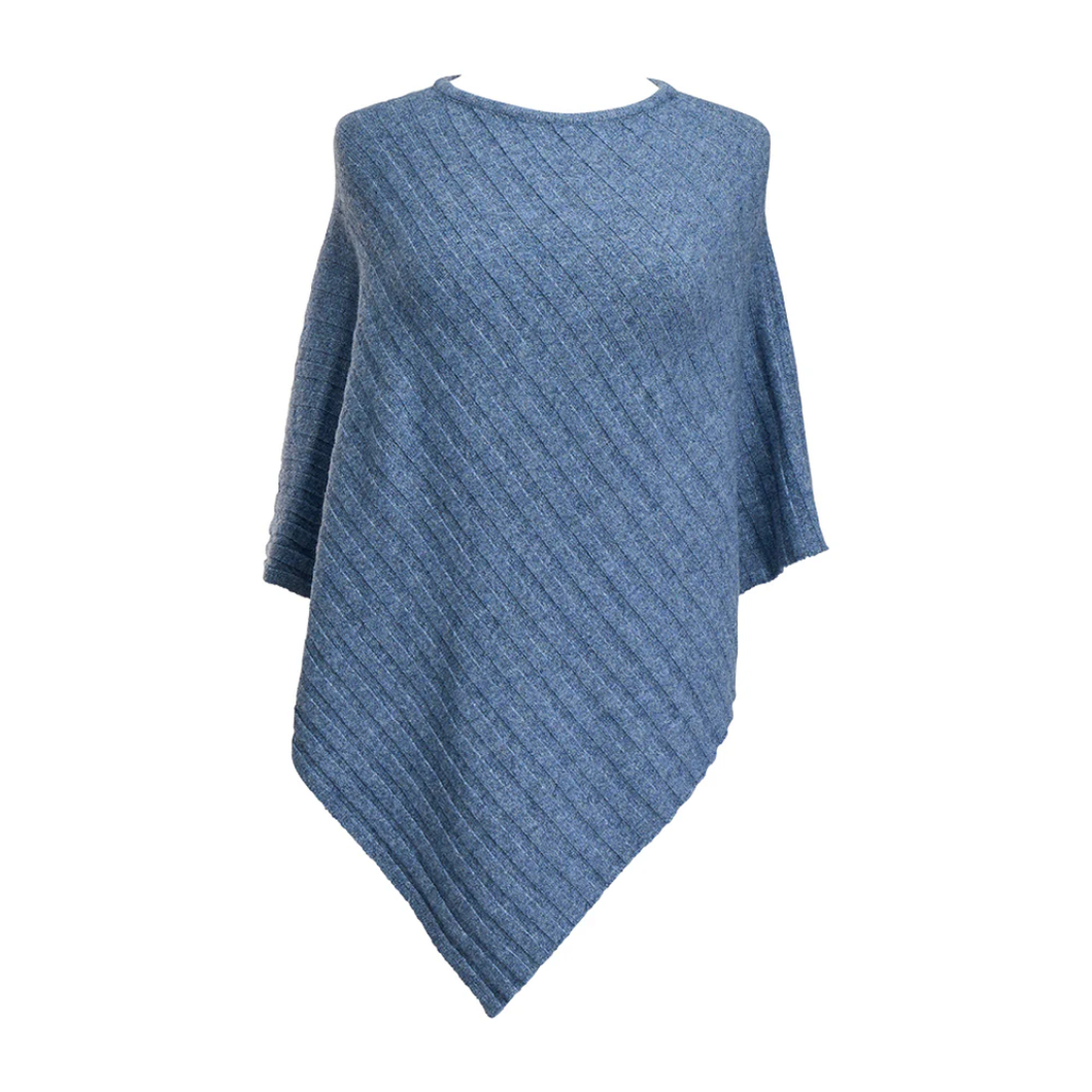 Marle Poncho Navy