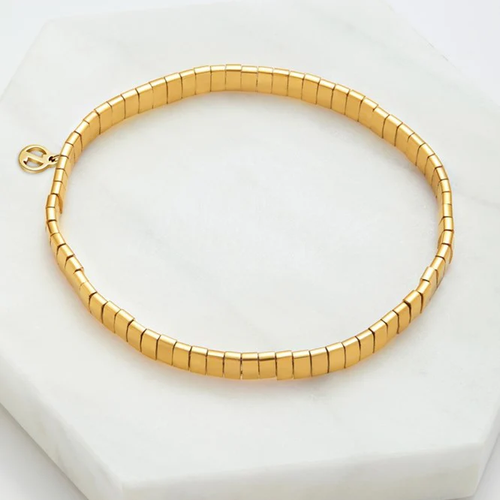 Gold Tile Bracelet