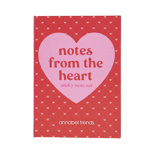 Sticky Note Set Hearts