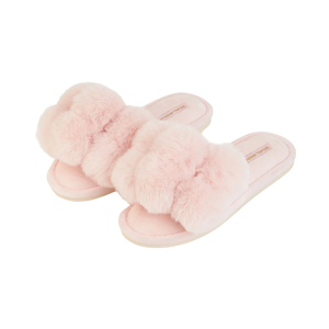 Pom Pom Slippers Pink Quartz