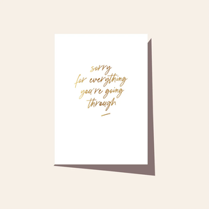 Sorry for Everything Card