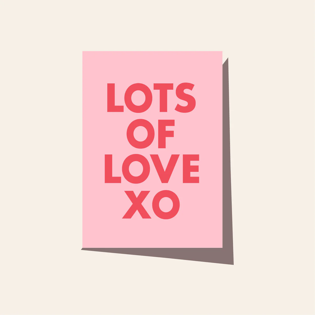 Lots of Love XO Card