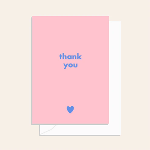 Thank you Blue Heart Card
