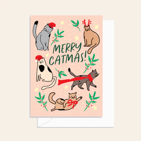 Merry Catmas Card
