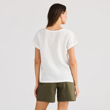 Load image into Gallery viewer, Captain Tee White Linen