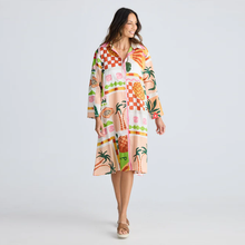 Load image into Gallery viewer, Stella Shirt Dress Tropical