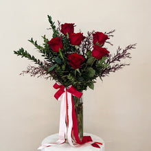 Load image into Gallery viewer, Half Dozen Red Roses