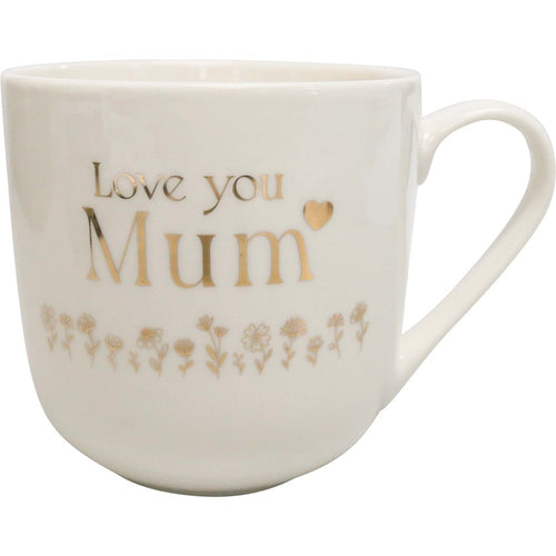Love You Mum Gold Mug