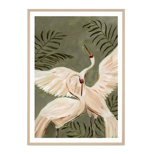 Tropical Herons Print