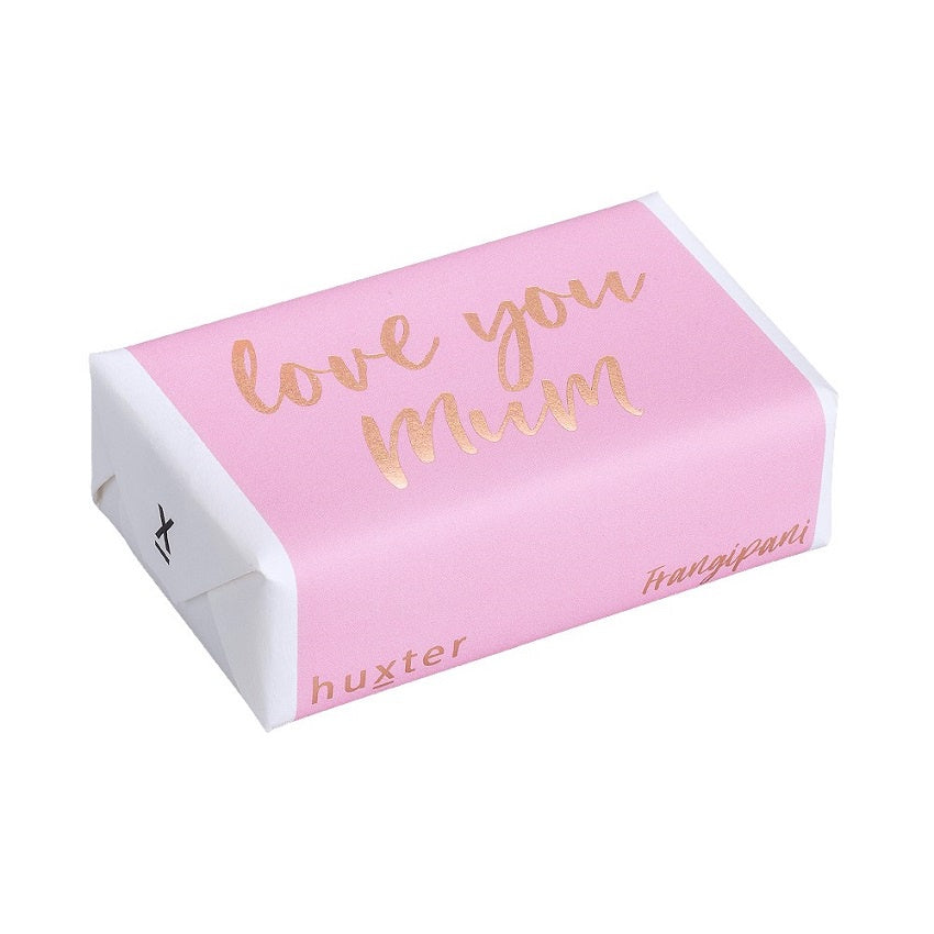 Love You Mum w Rose Foil Soap