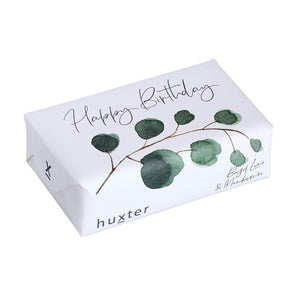 Green Leaves Happy Birthday Soap