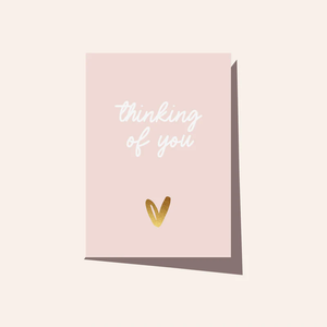 Thinking of You Heart Card