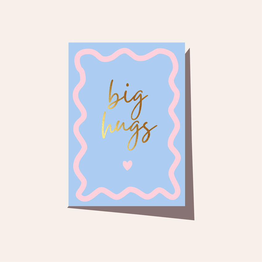 Wavy Big Hugs Card