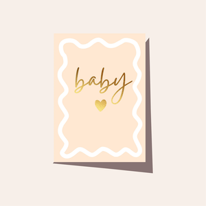 Wavy Baby Sand Card