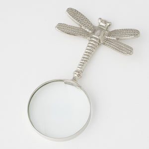 Silver Dragonfly Magnifying Glass