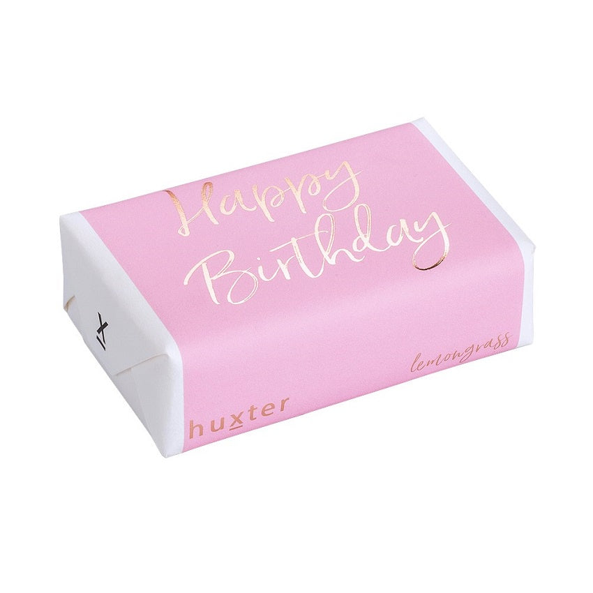 Happy Birthday in Pale Pink Soap